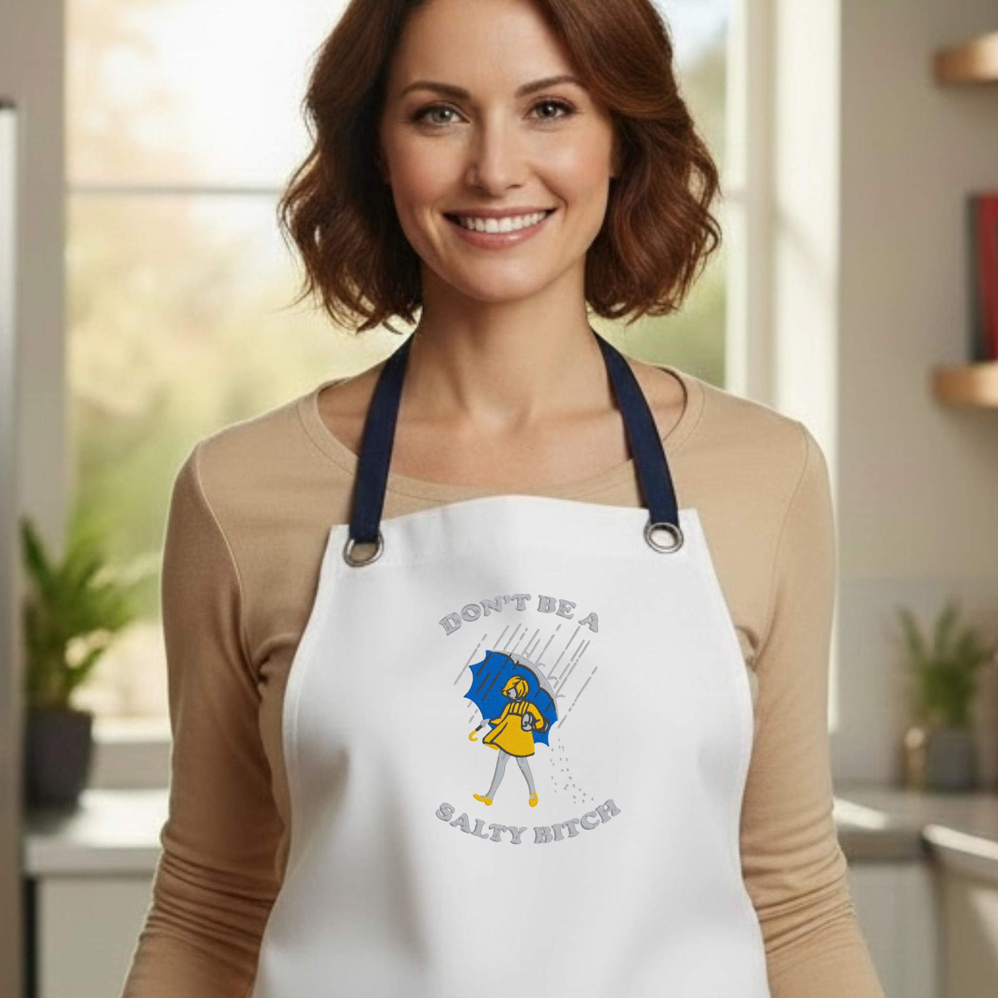 Embroidered Apron - Don't Be A Salty Bitch