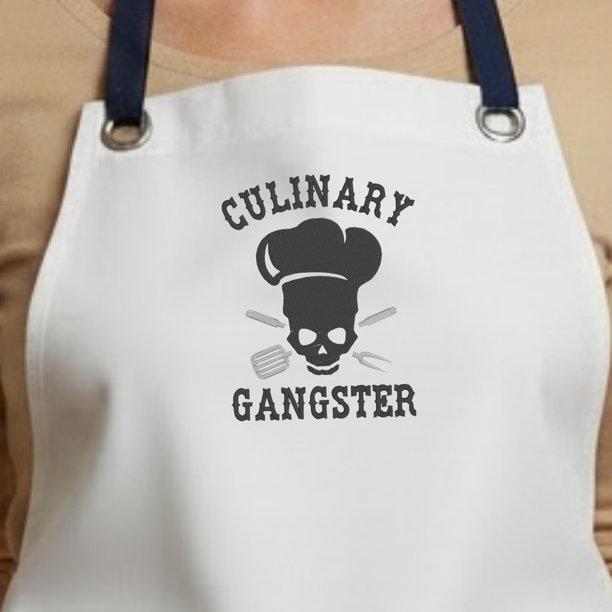 Embroidered Apron - Culinary Gangster