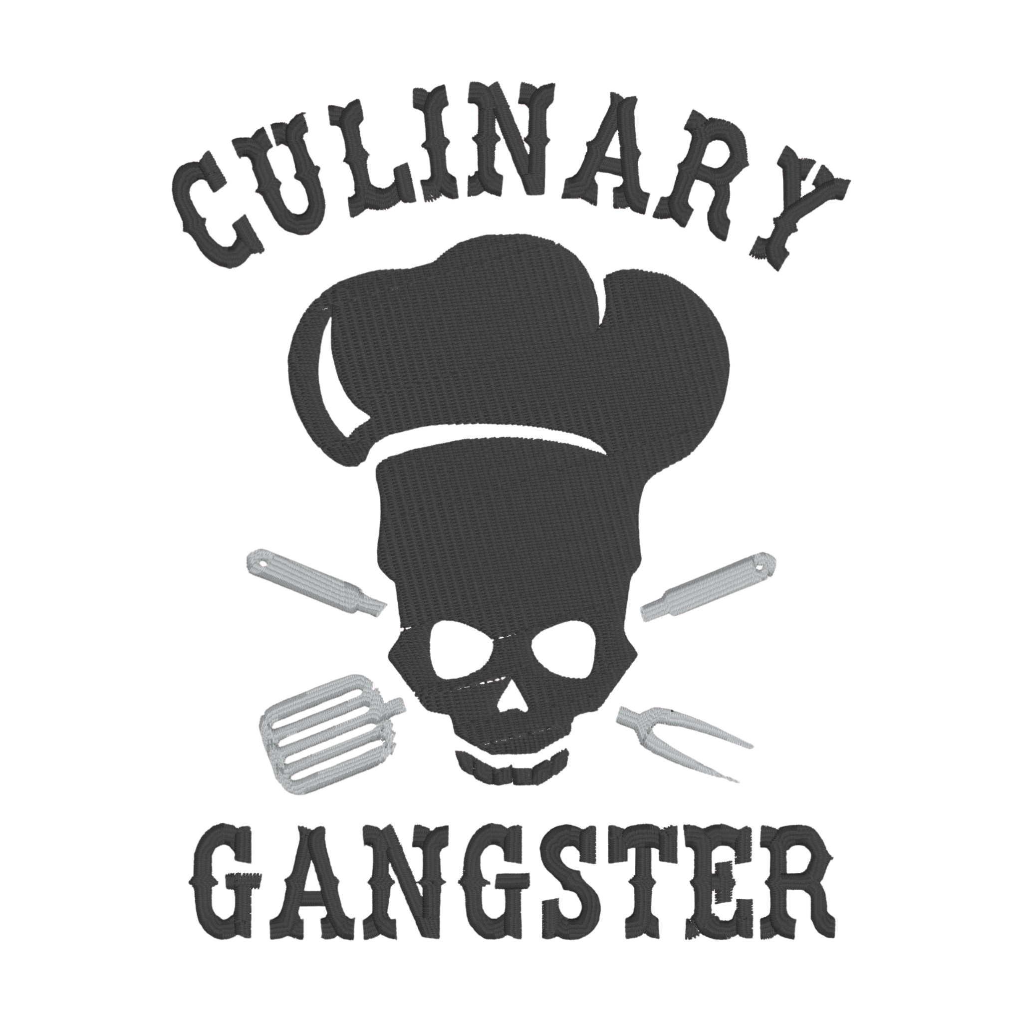 Embroidered Apron - Culinary Gangster