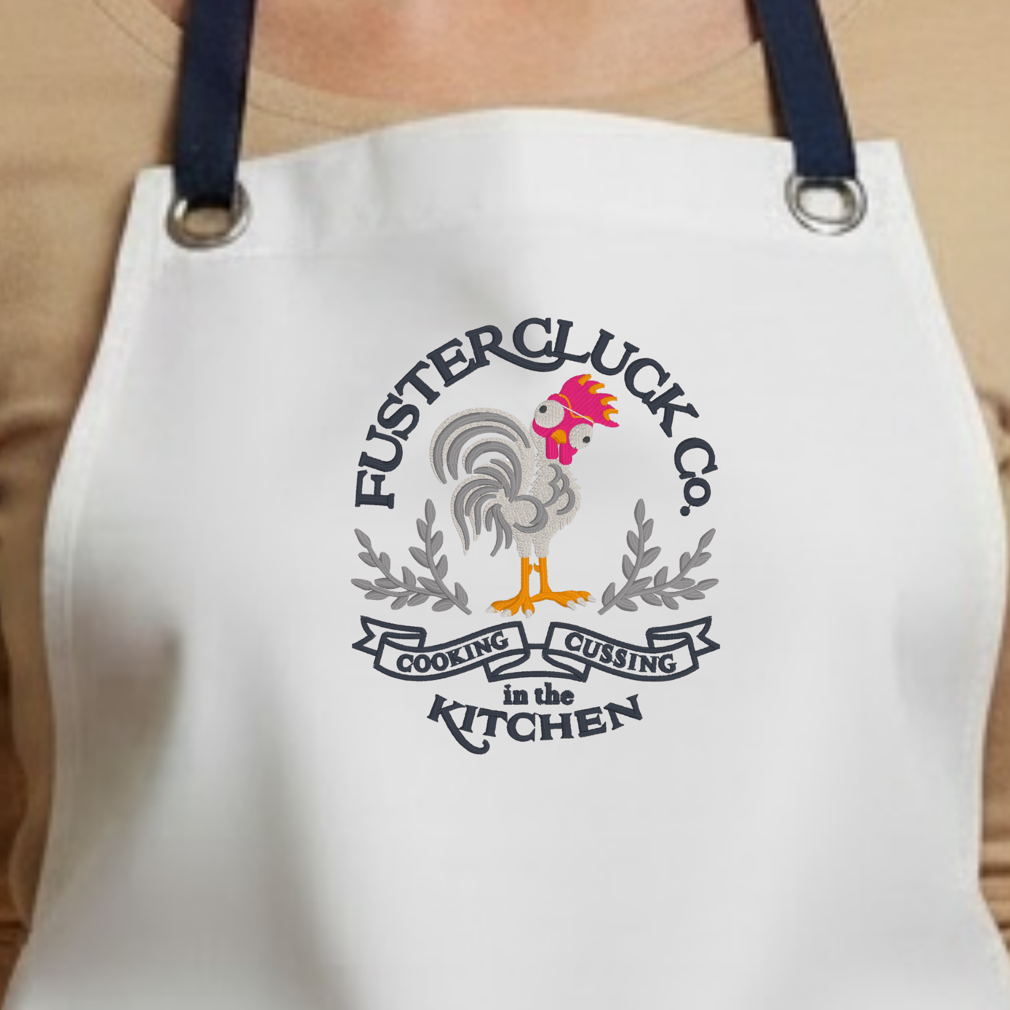 Embroidered Apron - Fustercluck Company