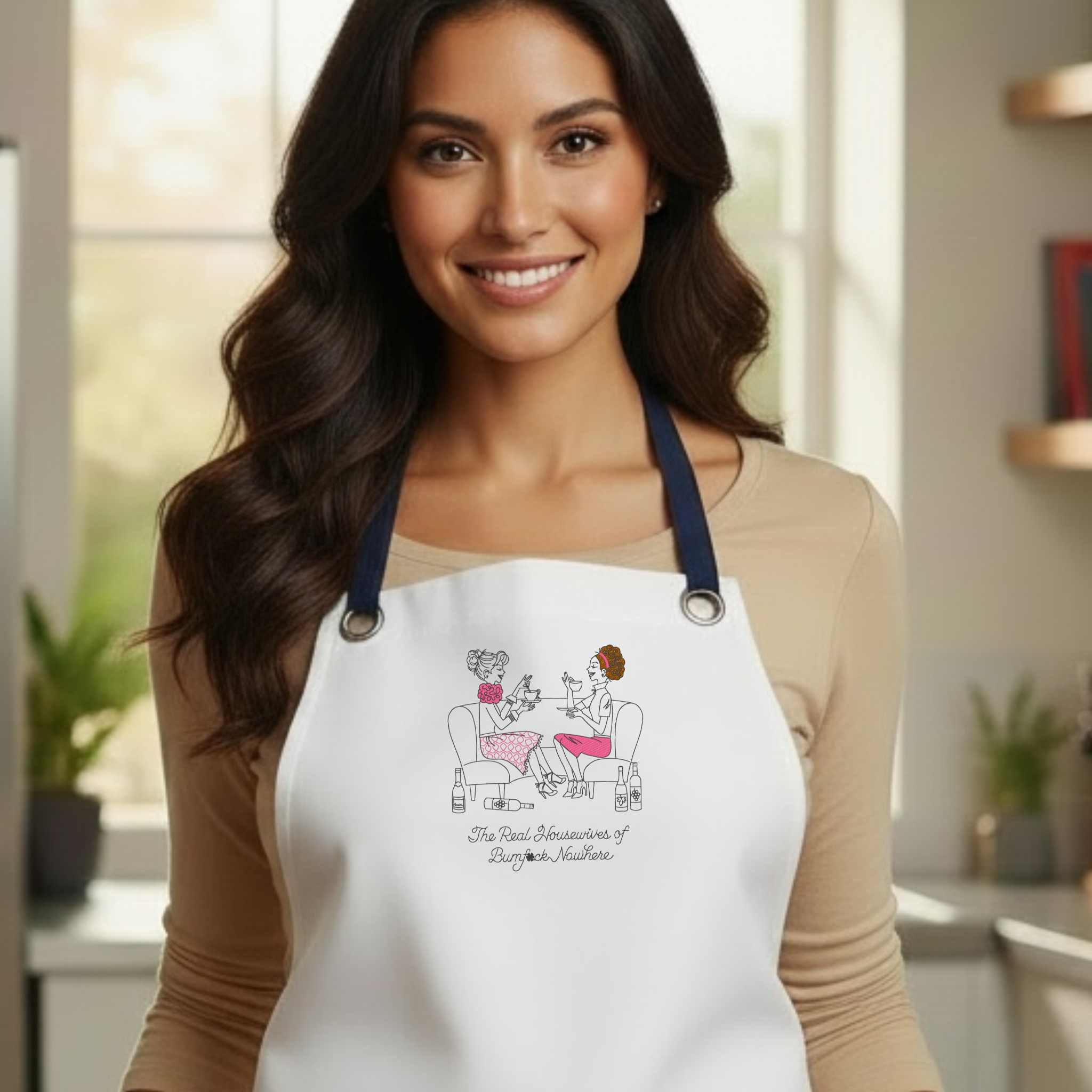 Embroidered Apron - Real Housewives of Bumf*ck Nowhere