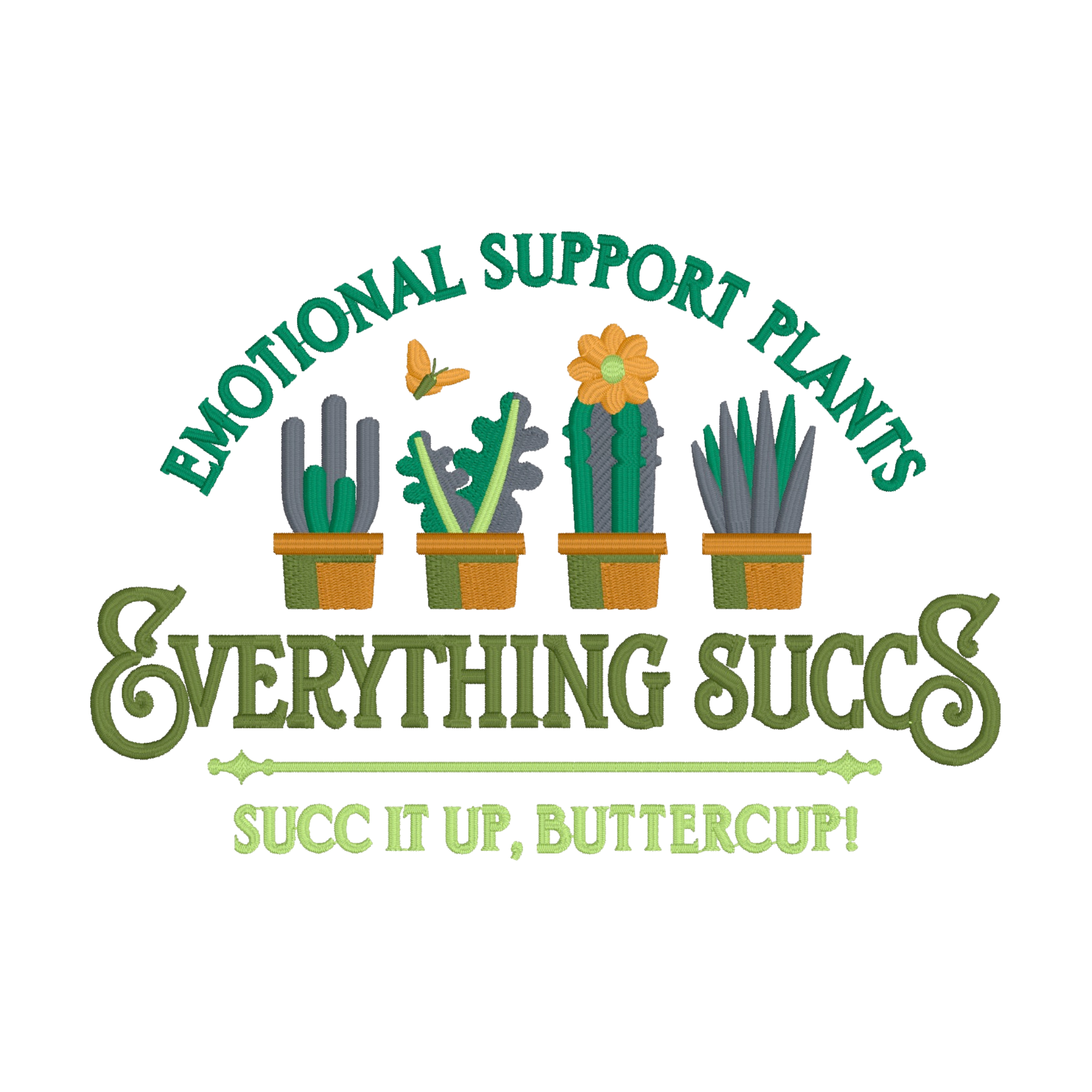 Embroidered Apron - Everything Succs
