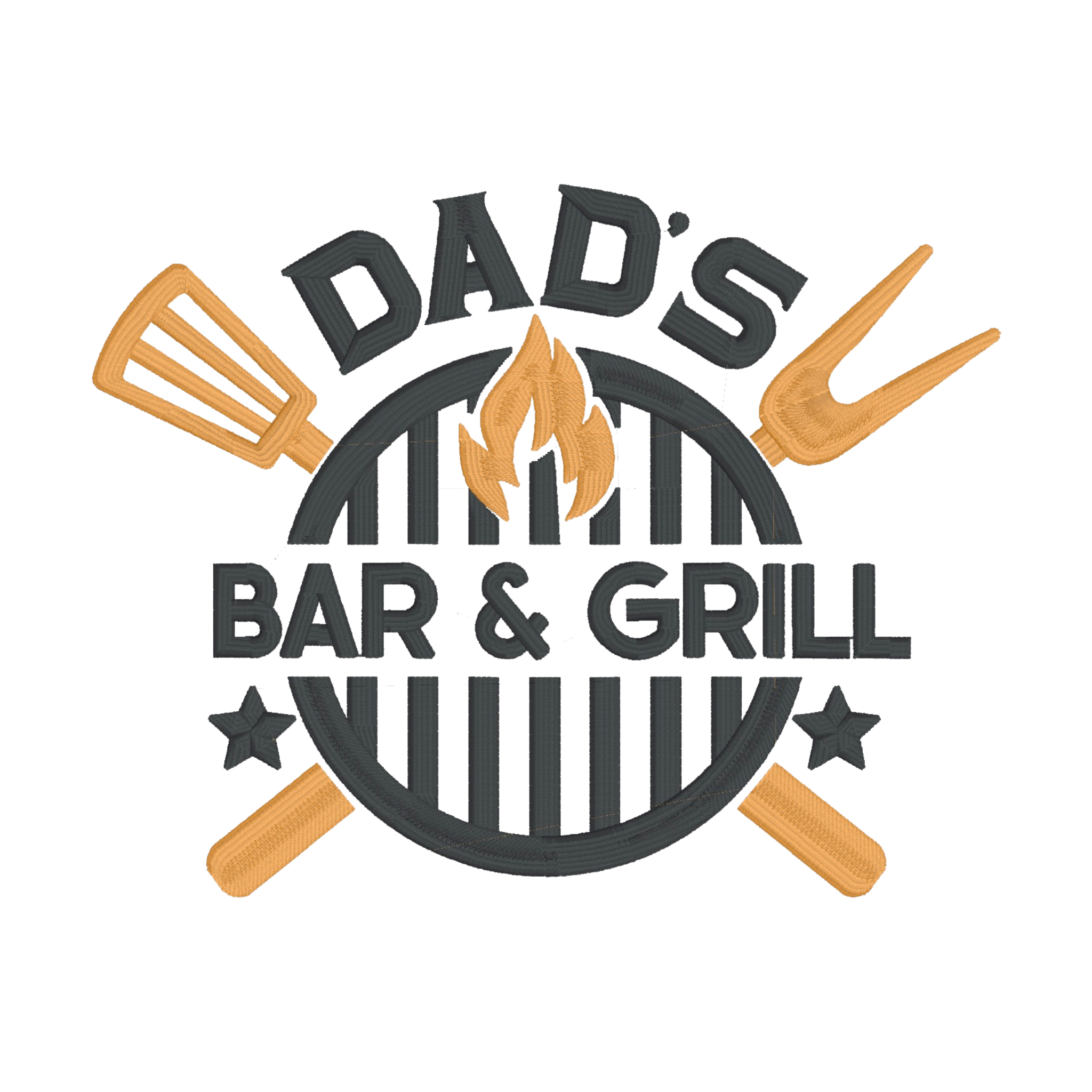 Embroidered Apron - Dad's Bar & Grill