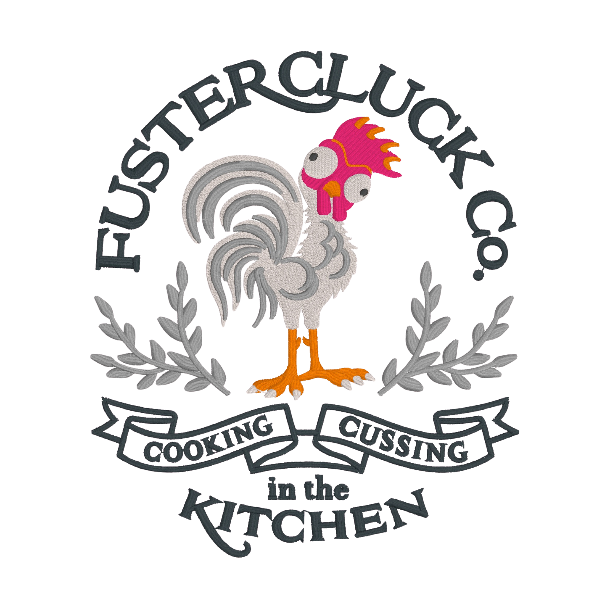 Embroidered Apron - Fustercluck Company