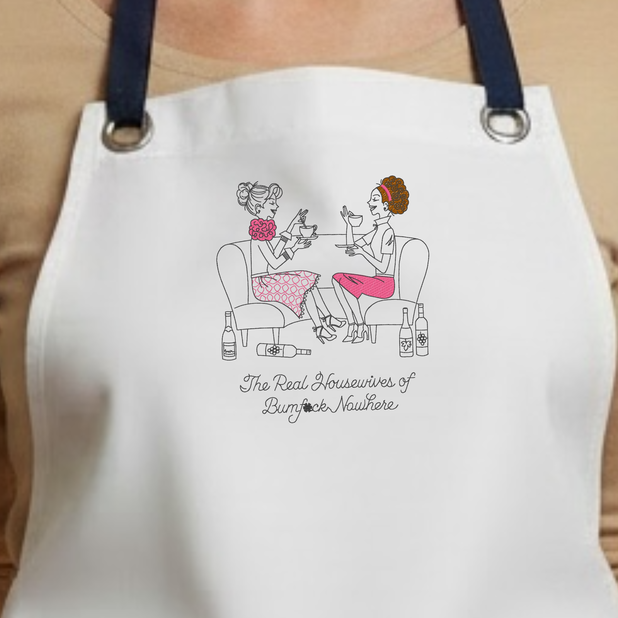 Embroidered Apron - Real Housewives of Bumf*ck Nowhere