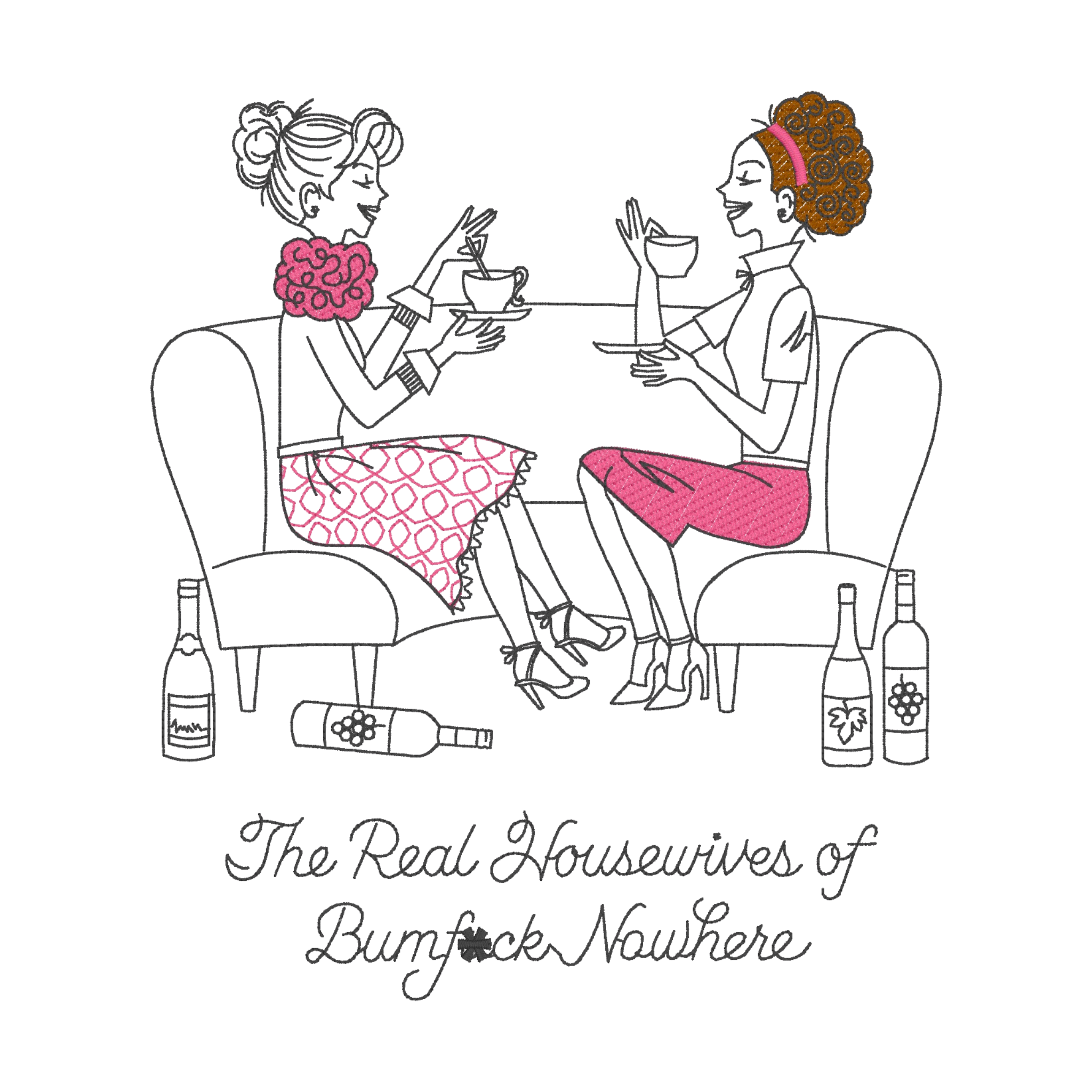 Embroidered Apron - Real Housewives of Bumf*ck Nowhere