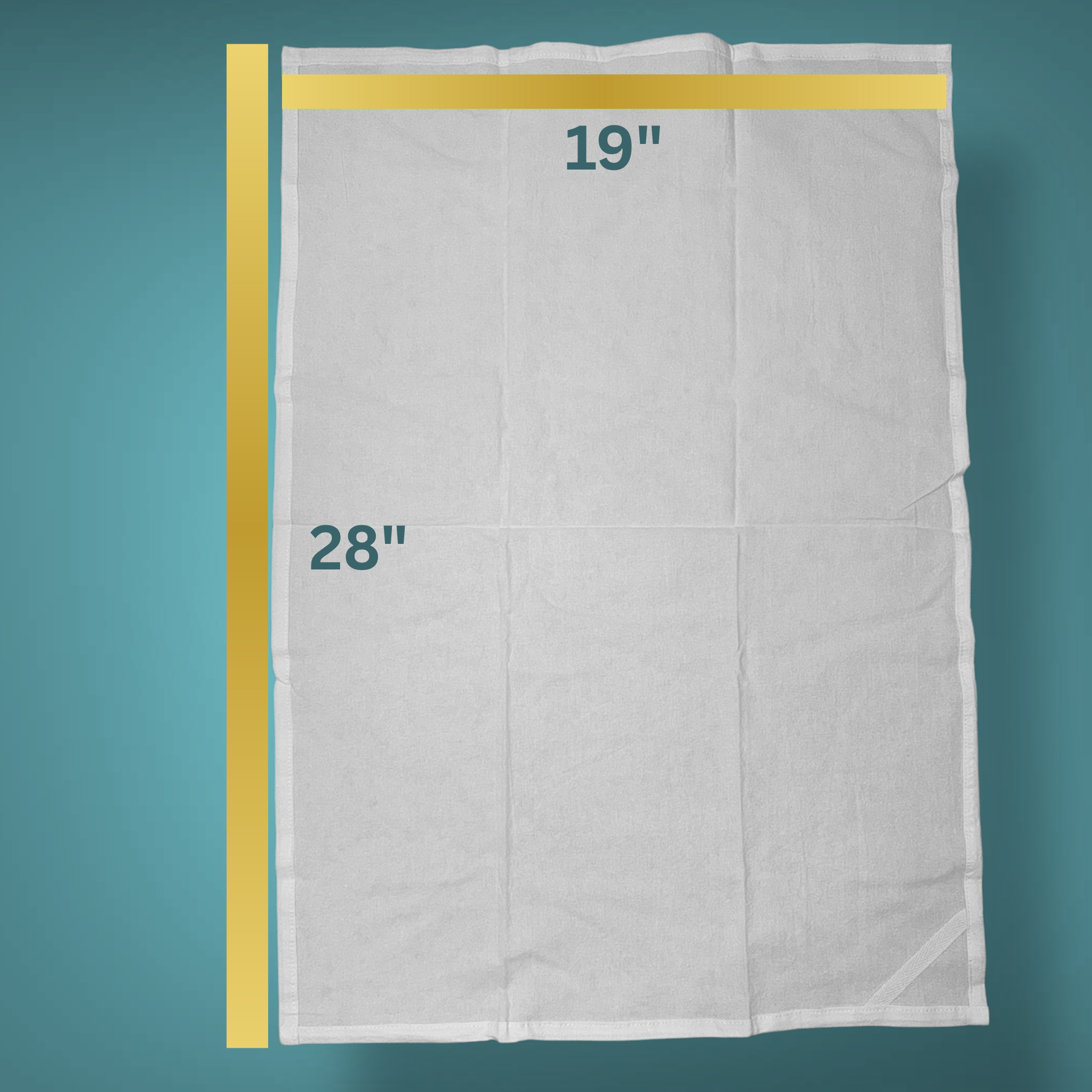 Embroidered Tea Towel - Keys In The Fridge