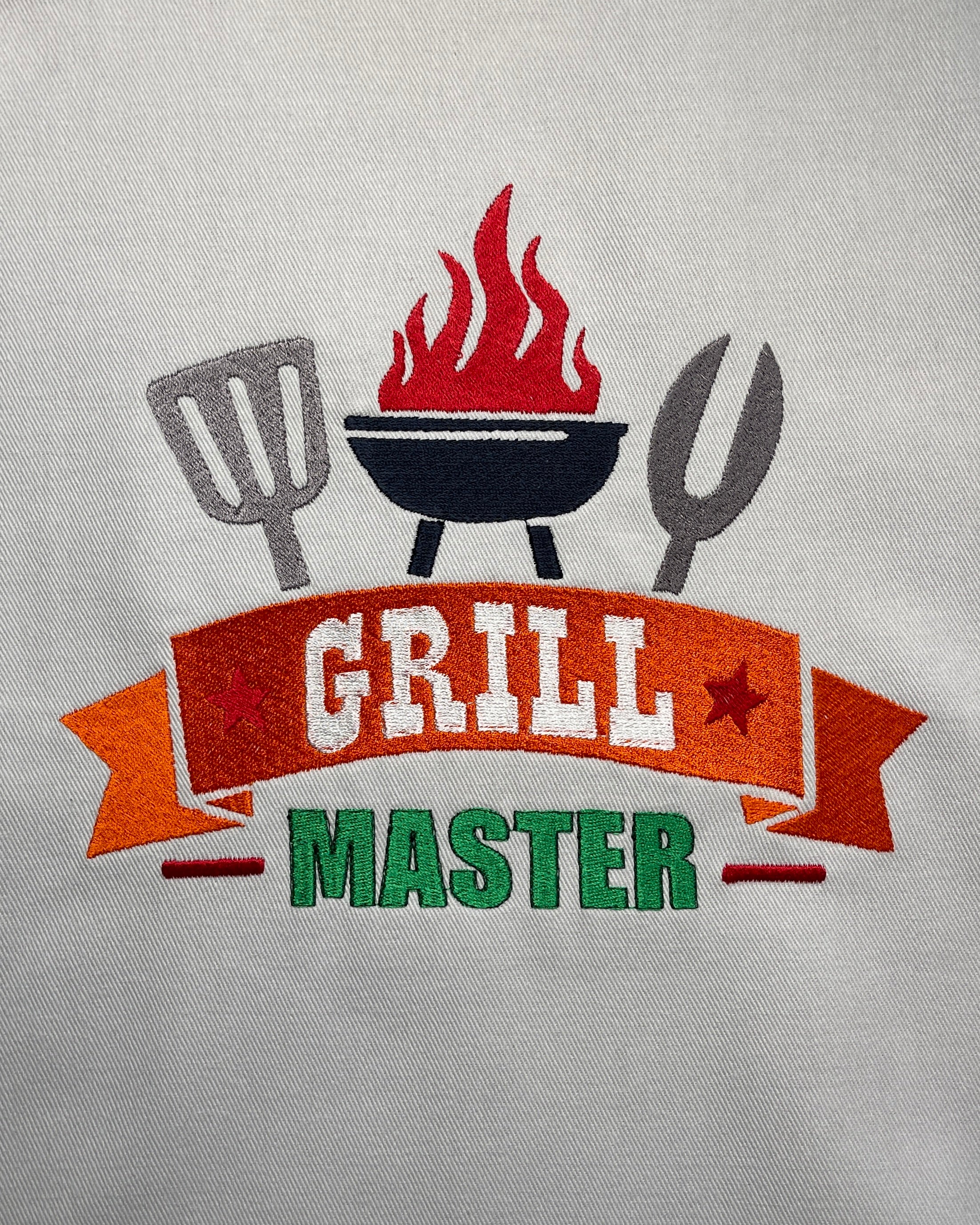 Embroidered Apron - Grill Master