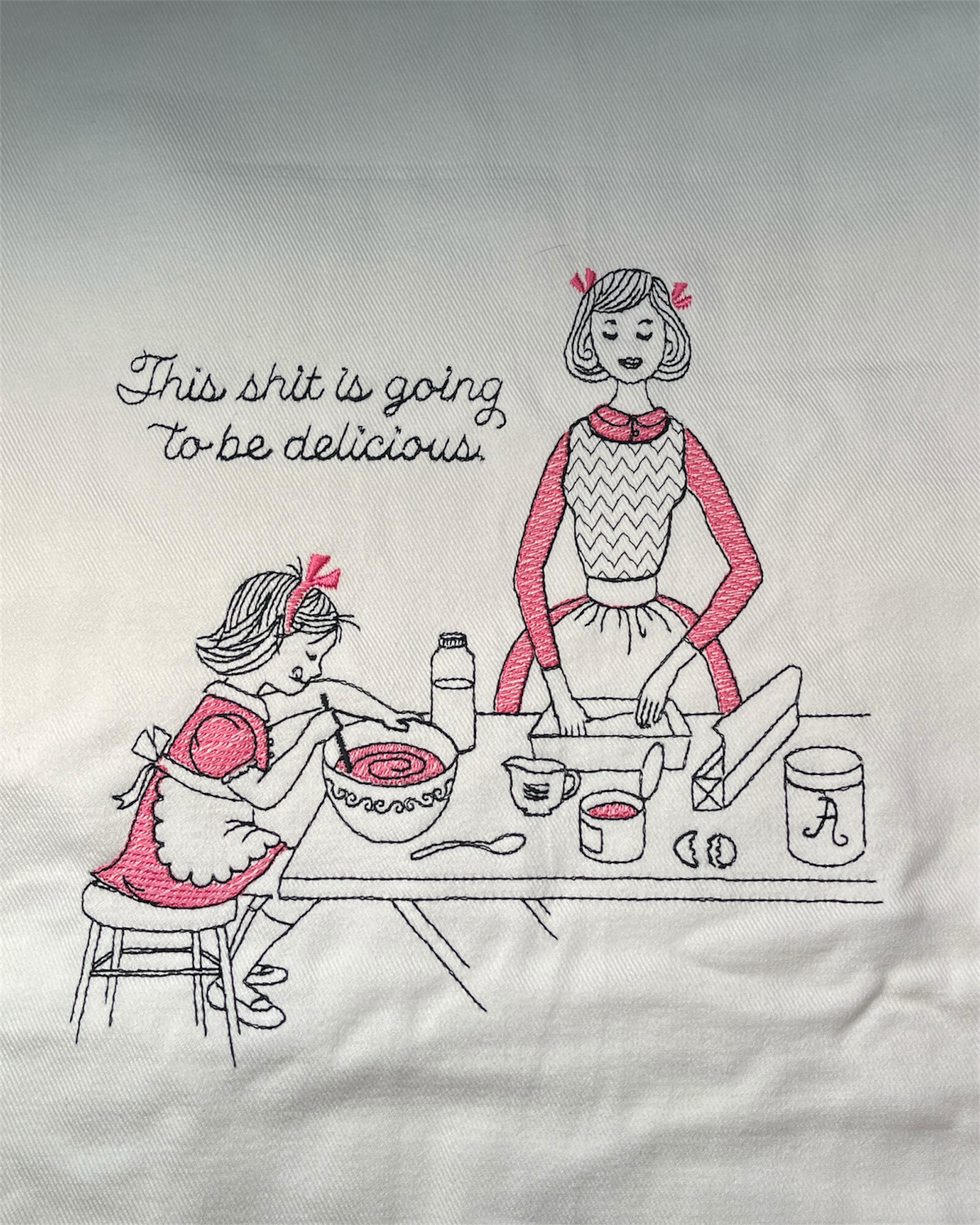 Embroidered Apron - This Shit Is Going To Be Delicious