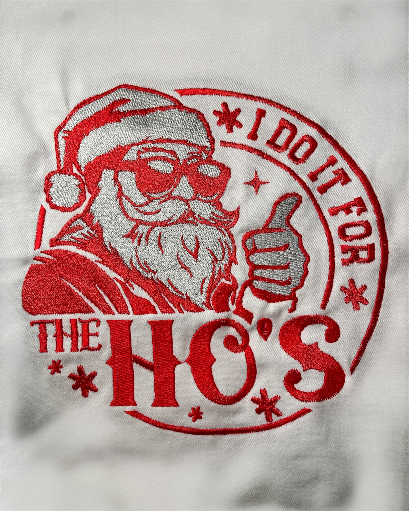 Embroidered Apron - For The Ho's